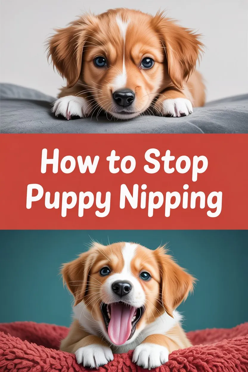 Stop puppy nipping