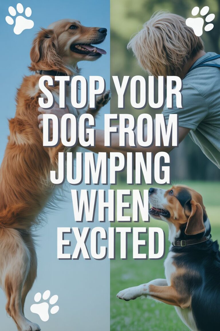 How to Stop a Dog from Jumping When Excited