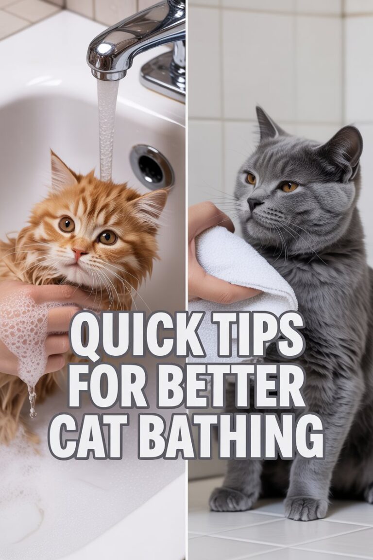 Quick Tips for Better Cat Bathing