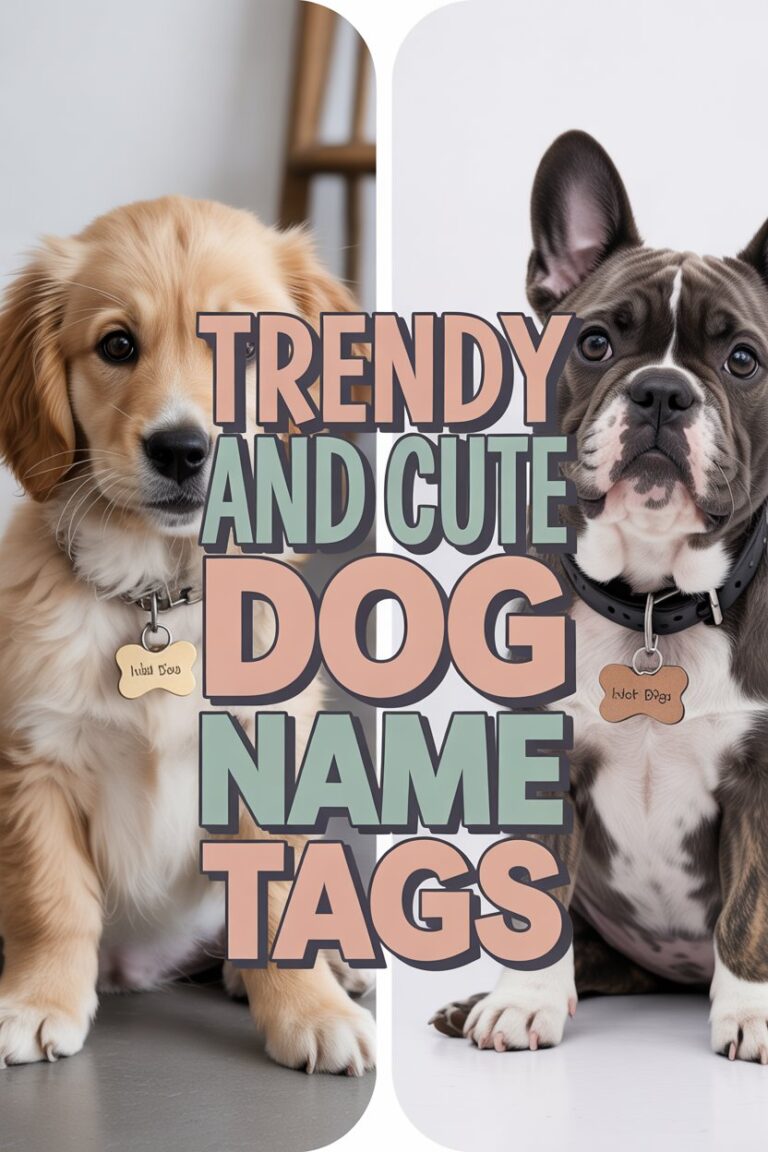 Trendy and Cute Dog Name Tags You’ll Love