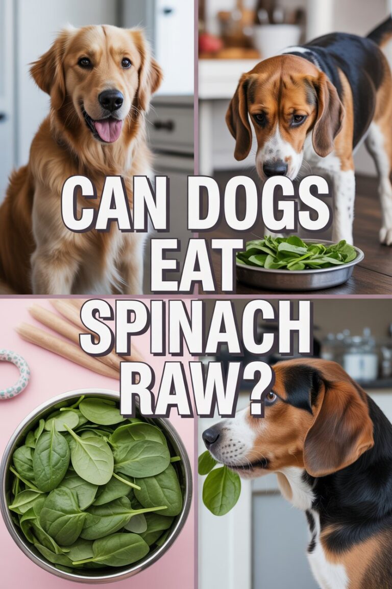 Can Dogs Eat Spinach Raw? A Loving Dog Parent’s Guide