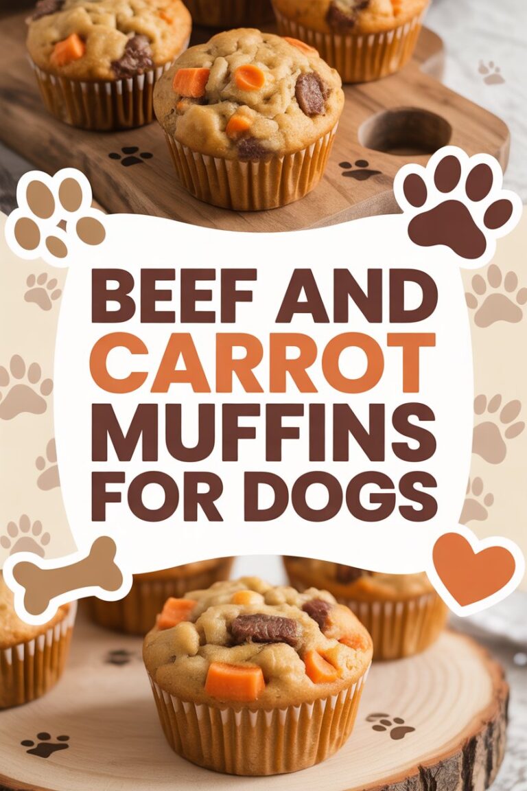 Beef and Carrot Muffins for Dogs: A Tasty Homemade Treat