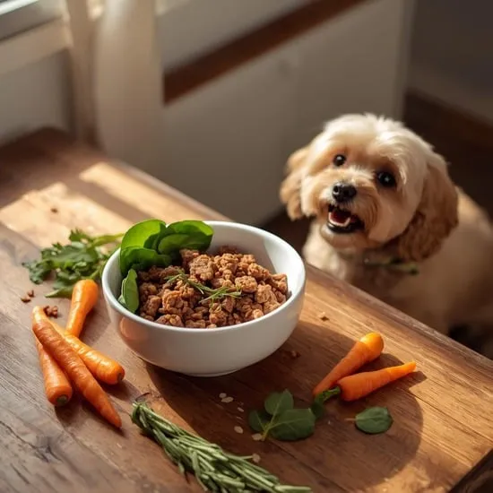 beef oats spinach nutritious dog dinner IMG01
