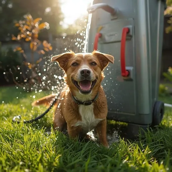 How to create dog washing station in your backyard IMG01