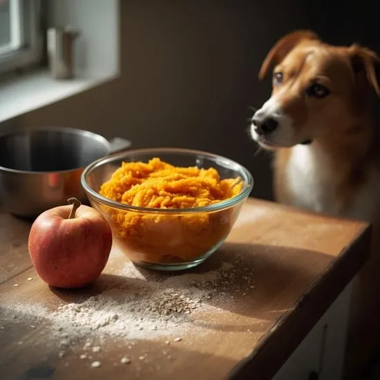 pumpkin apple triangles healthy dog snacks IMG01