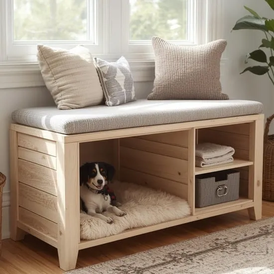 10 diy dog crate furniture ideas IMG03