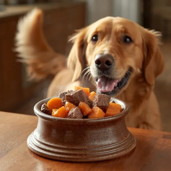 beef carrots sweet potato healthy dog meal IMG03