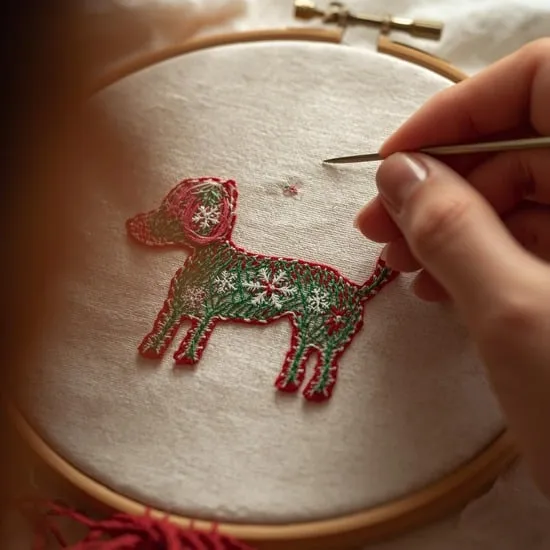 dog embroidery ideas for christmas IMG10