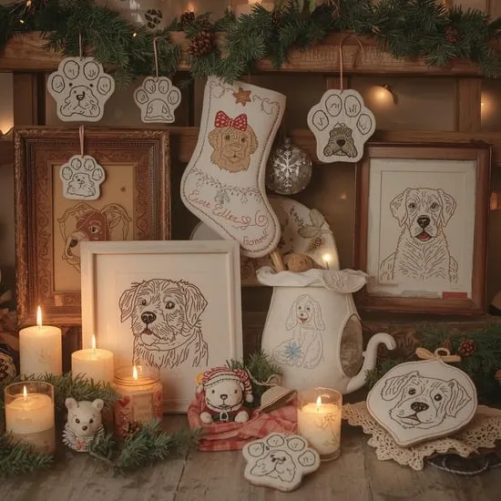 dog embroidery ideas for christmas IMG11