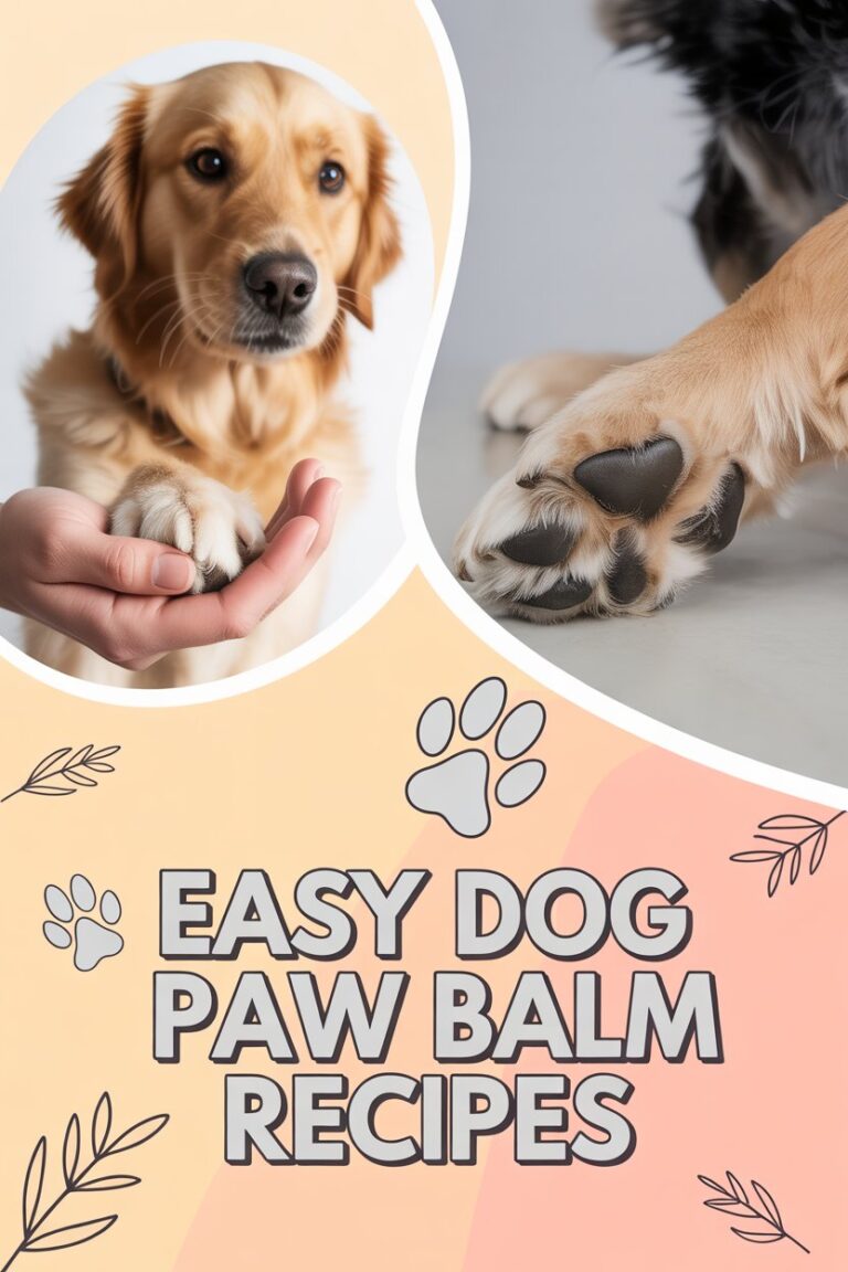 Easy Dog Paw Balm Recipes for Soft, Happy Paws