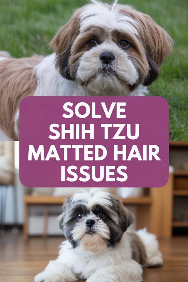 Solve Shih Tzu Matted Hair Issues with Love and Care