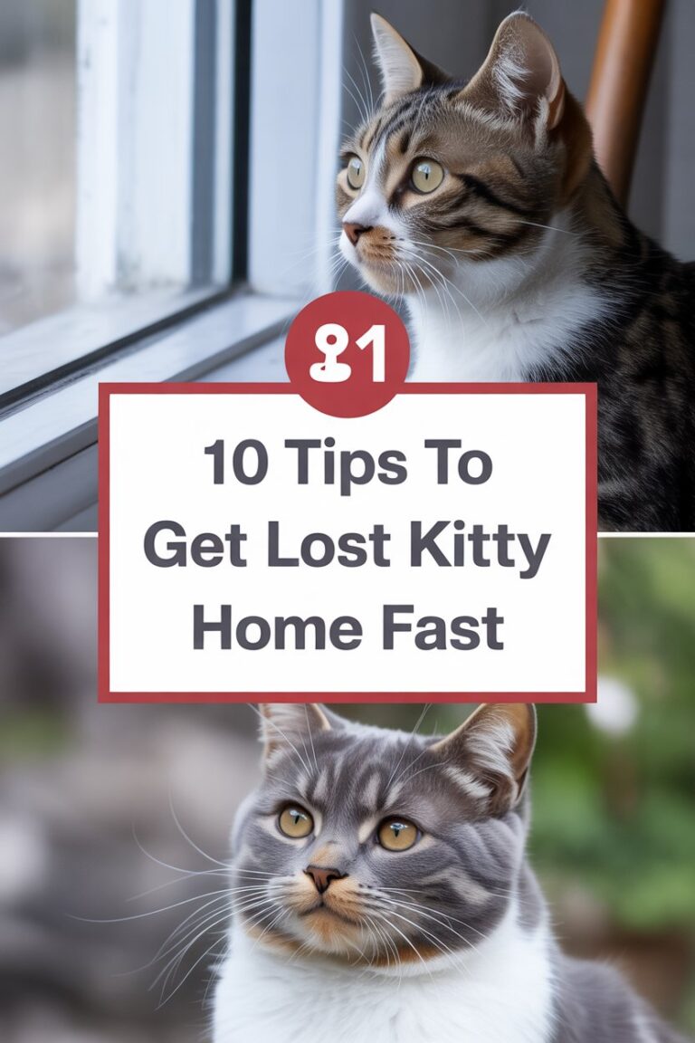 10 Tips to Get Your Lost Kitty Home Fast