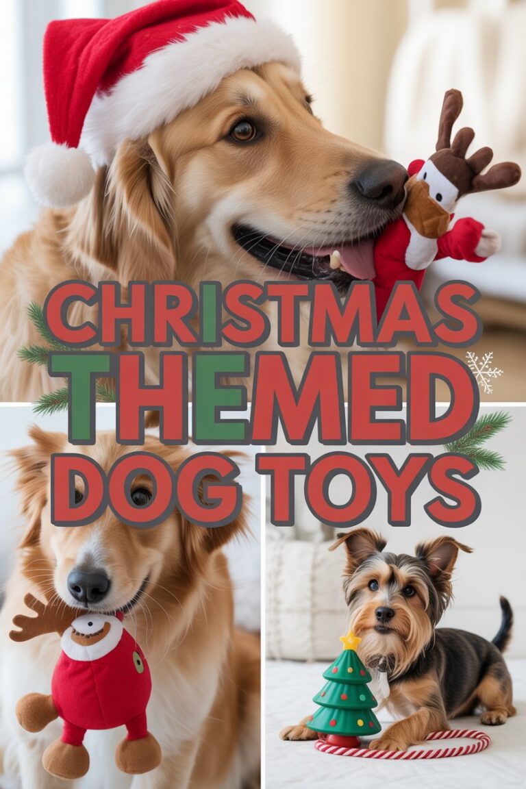 Christmas Themed Dog Toys for Holiday Fun