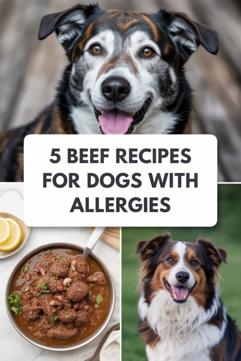 5 Beef Recipes for Dogs with Allergies