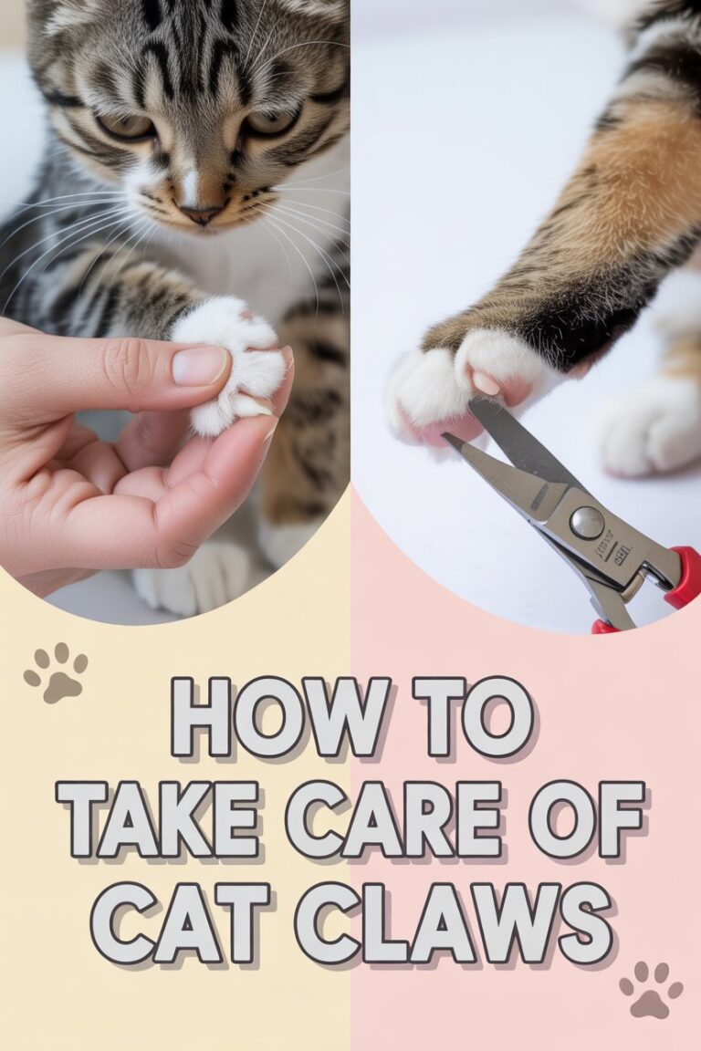 How to Take Care of Your Cat’s Claws with Love and Ease
