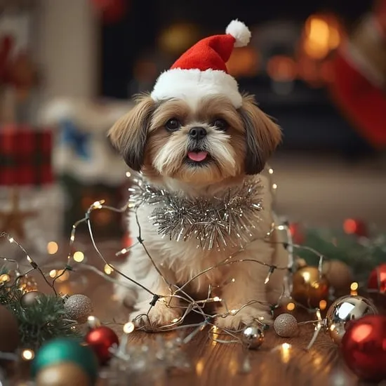 14 Funny Shih Tzu Who Will Always Try to Steal Christmas IMG01