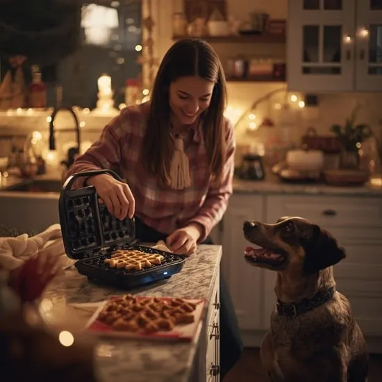 festive christmas tree waffle for dogs IMG01
