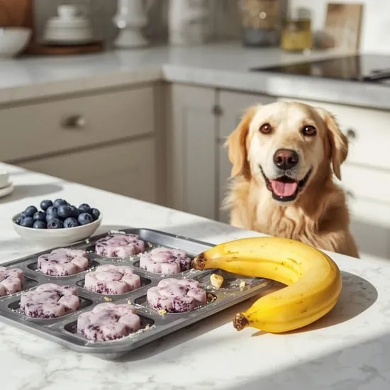 blueberry banana yogurt frozen dog treats recipe IMG01