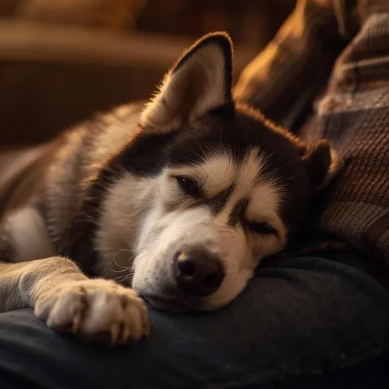 Why your Husky lays its head on you? IMG01