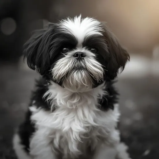 black and white shih tzu facts and rarity IMG01