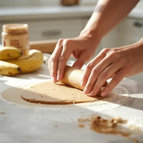 peanut butter banana biscuits for dogs IMG02