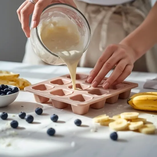 blueberry banana yogurt frozen dog treats recipe IMG02
