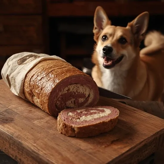 homemade beef roll for dogs recipe IMG03
