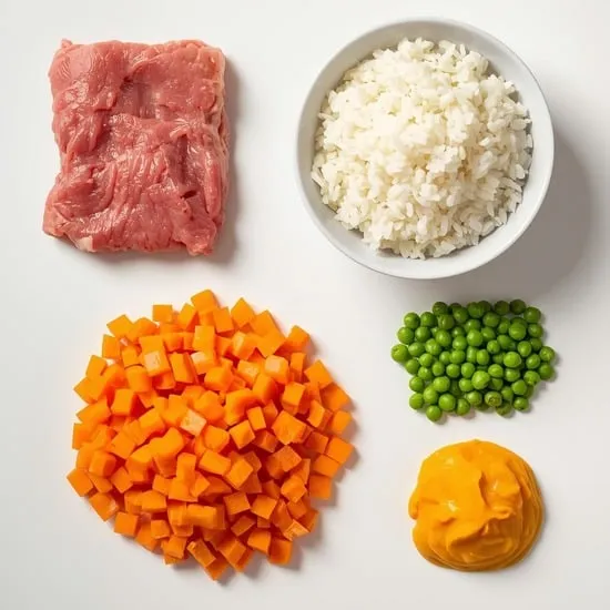 Beef and rice dog food recipe IMG03
