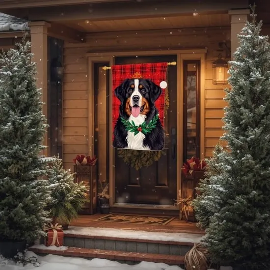 Trendy Bernese Mountain Dog Christmas Flag 2024 IMG03