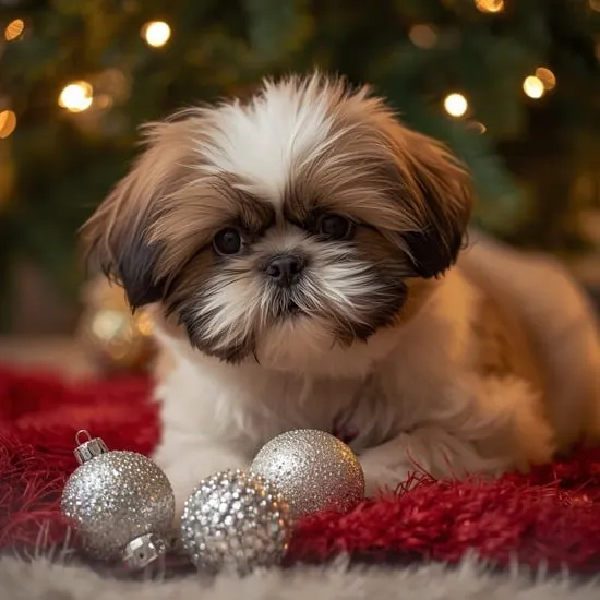 14 Funny Shih Tzu Who Will Always Try to Steal Christmas IMG04
