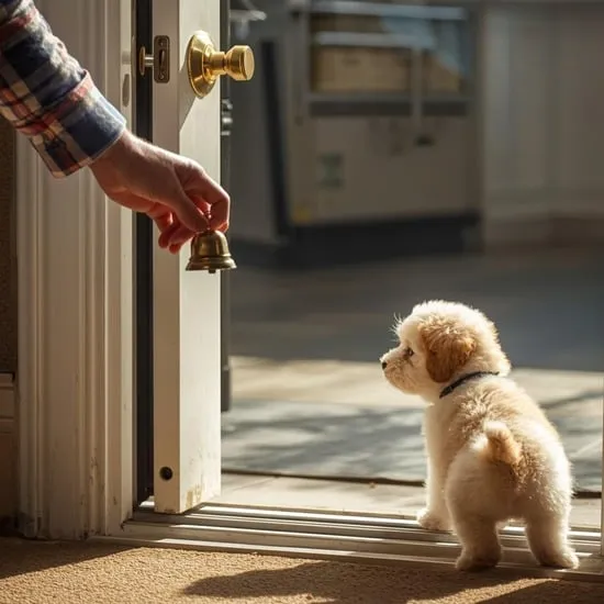 Teach your puppy to ring a bell IMG04