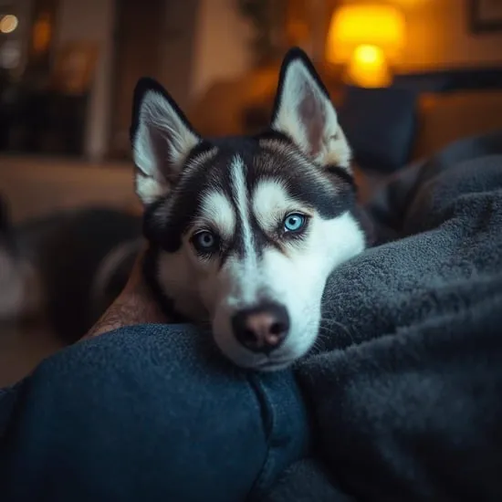 Why your Husky lays its head on you? IMG04