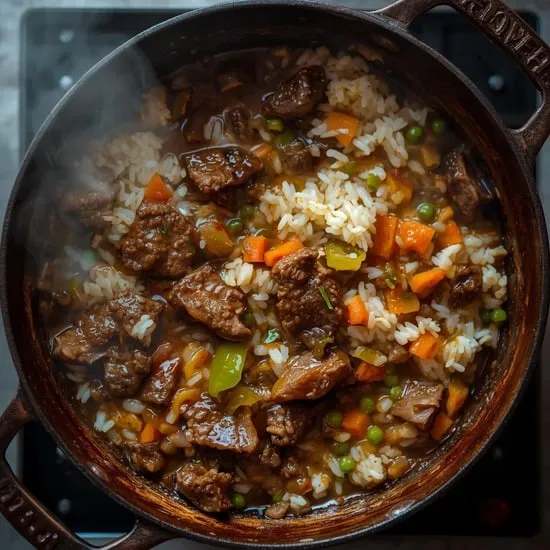Beef and rice dog food recipe IMG04