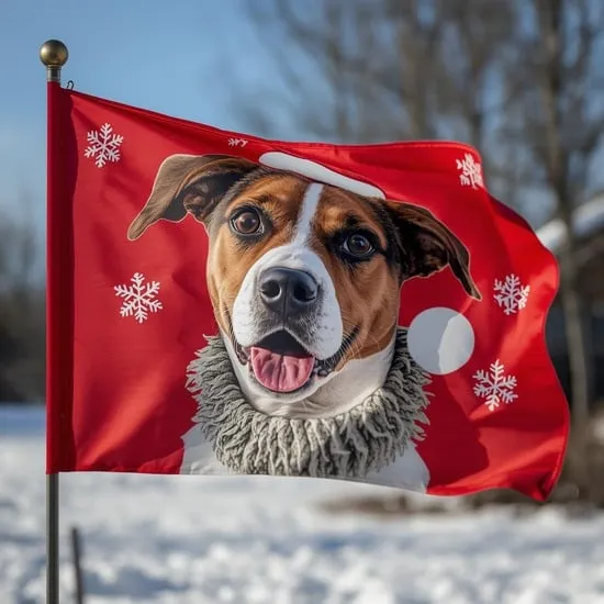 Trendy Bernese Mountain Dog Christmas Flag 2024 IMG04
