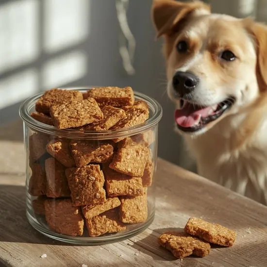 easy sweet potato oat square dog treats IMG07