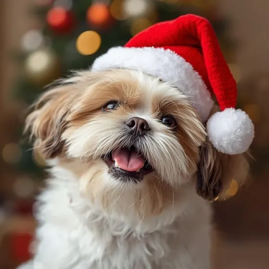 14 Funny Shih Tzu Who Will Always Try to Steal Christmas IMG07