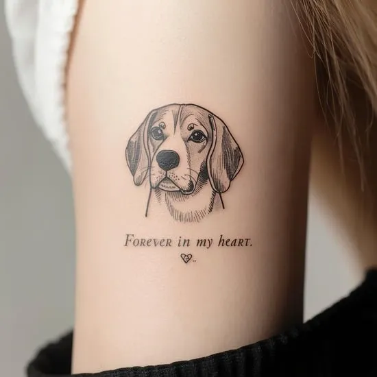 10 memorial beagle dog tattoo ideas IMG09