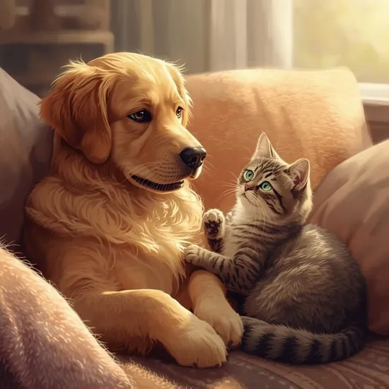 10 dog breeds that actually get along with cats IMG10