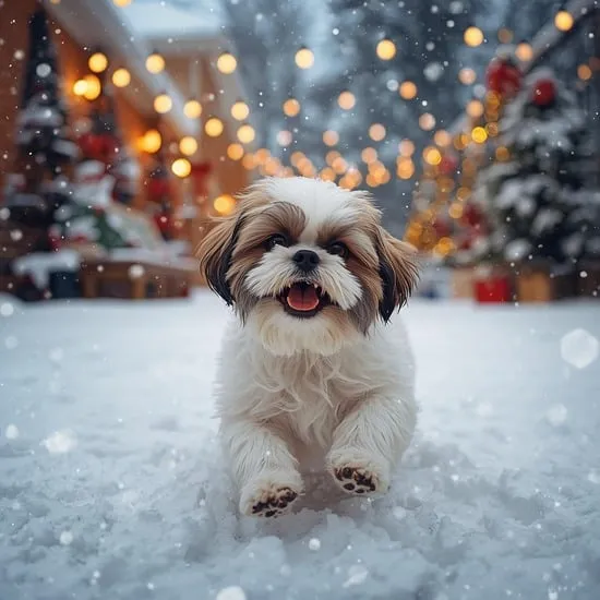 14 Funny Shih Tzu Who Will Always Try to Steal Christmas IMG12