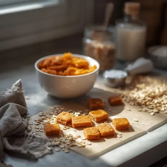 easy sweet potato oat square dog treats IMG01