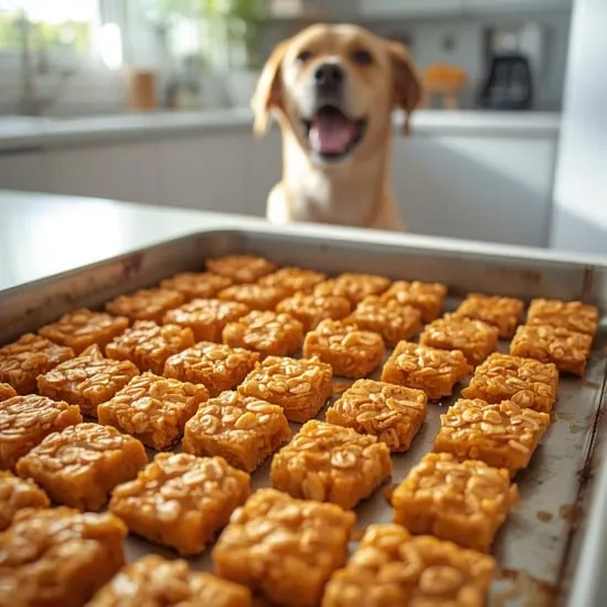 easy sweet potato oat square dog treats IMG02