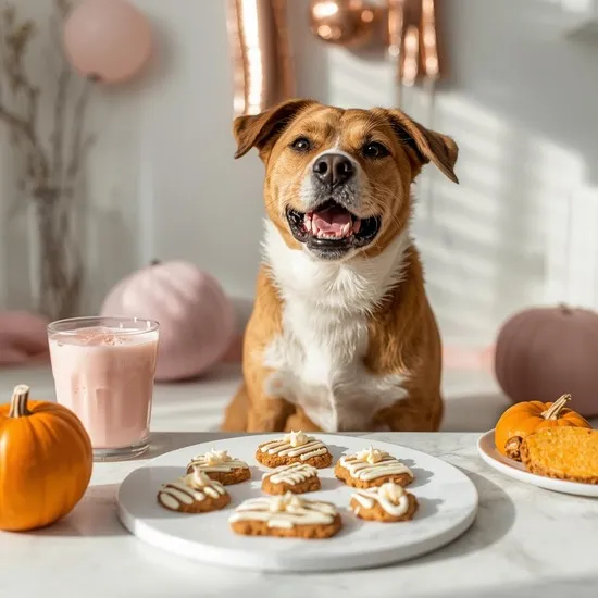 peanut butter pumpkin birthday dog treats IMG02