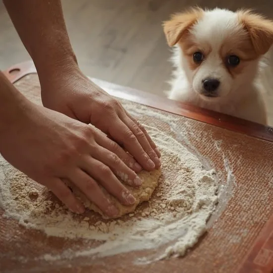 Homemade dog treats with rolled oats IMG03