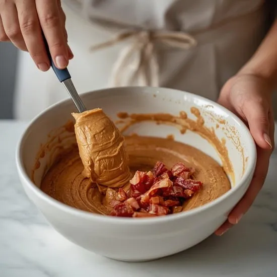 peanut butter and bacon dog cake recipe IMG03