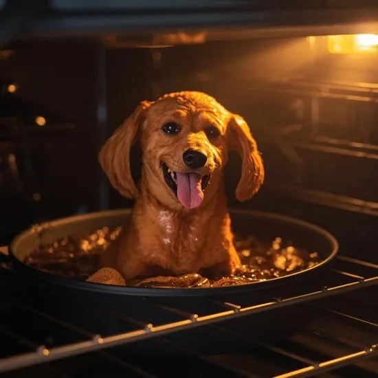 peanut butter and bacon dog cake recipe IMG04