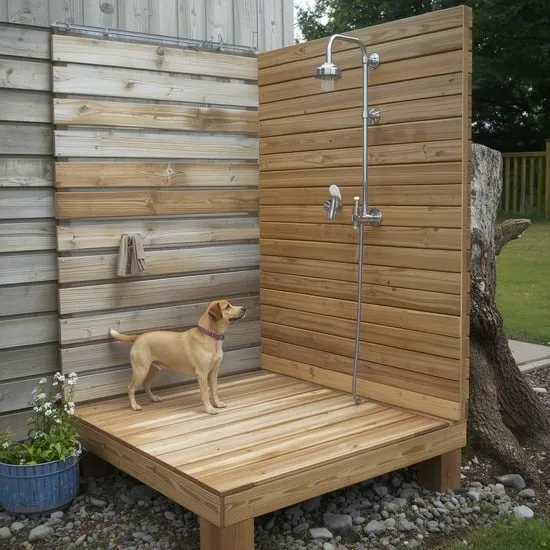 7 outdoor dog shower ideas IMG05