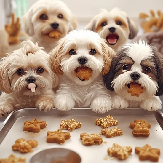 Homemade dog treats with rolled oats IMG05