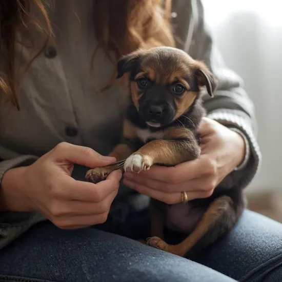 how to trim puppy nails safely IMG05