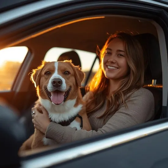 how to transport a dog in a car IMG07