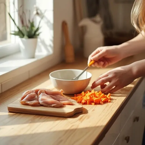 diy chicken carrot protein snacks for dogs a k a fitness treats for your fluffy athlete IMG01